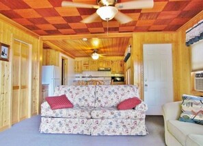 Suite, 2 Bedrooms (No Pets) | Living room | Flat-screen TV