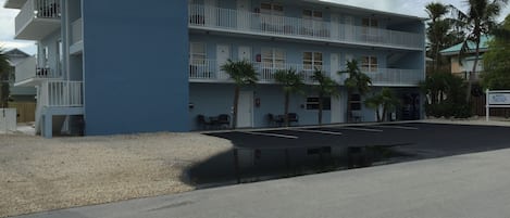 Façana frontal de l'allotjament