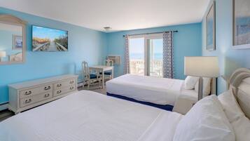 Panoramic Room, 2 Double Beds, Balcony, Oceanfront | Hypo-allergenic bedding, in-room safe, free WiFi, bed sheets