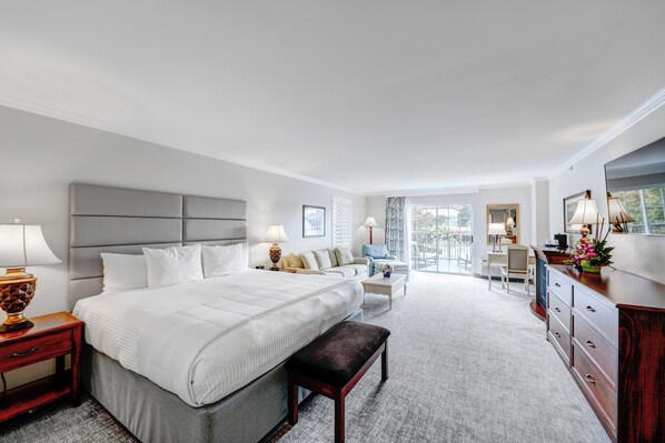 Studio King Rehoboth Avenue / Terrace | Literie de qualité, coffre-fort, décor unique, bureau