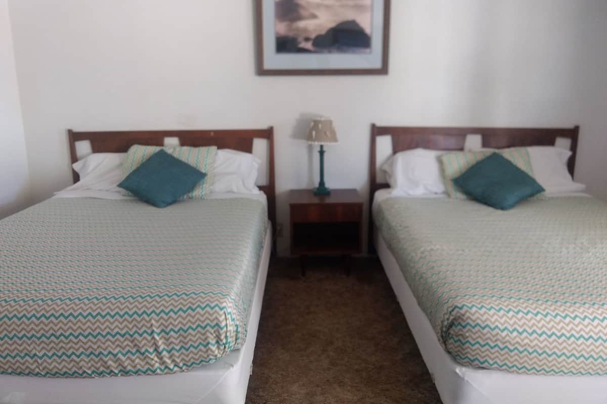 Basic Room, 2 Queen Beds | Individually furnished, iron/ironing board, free WiFi, bed sheets