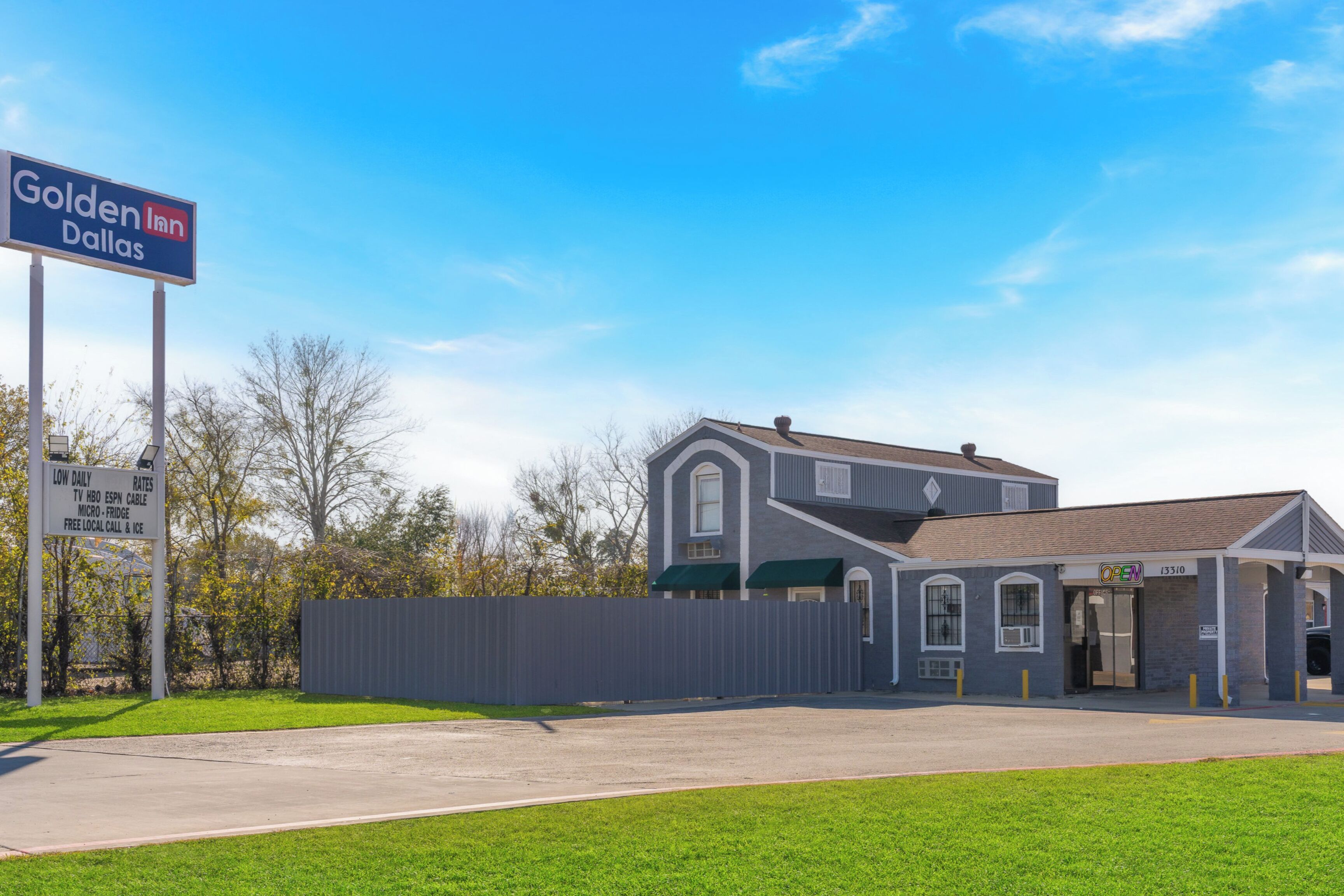 Fachada da propriedade