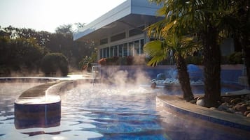 Indoor pool, outdoor pool