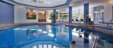 Indoor pool, outdoor pool