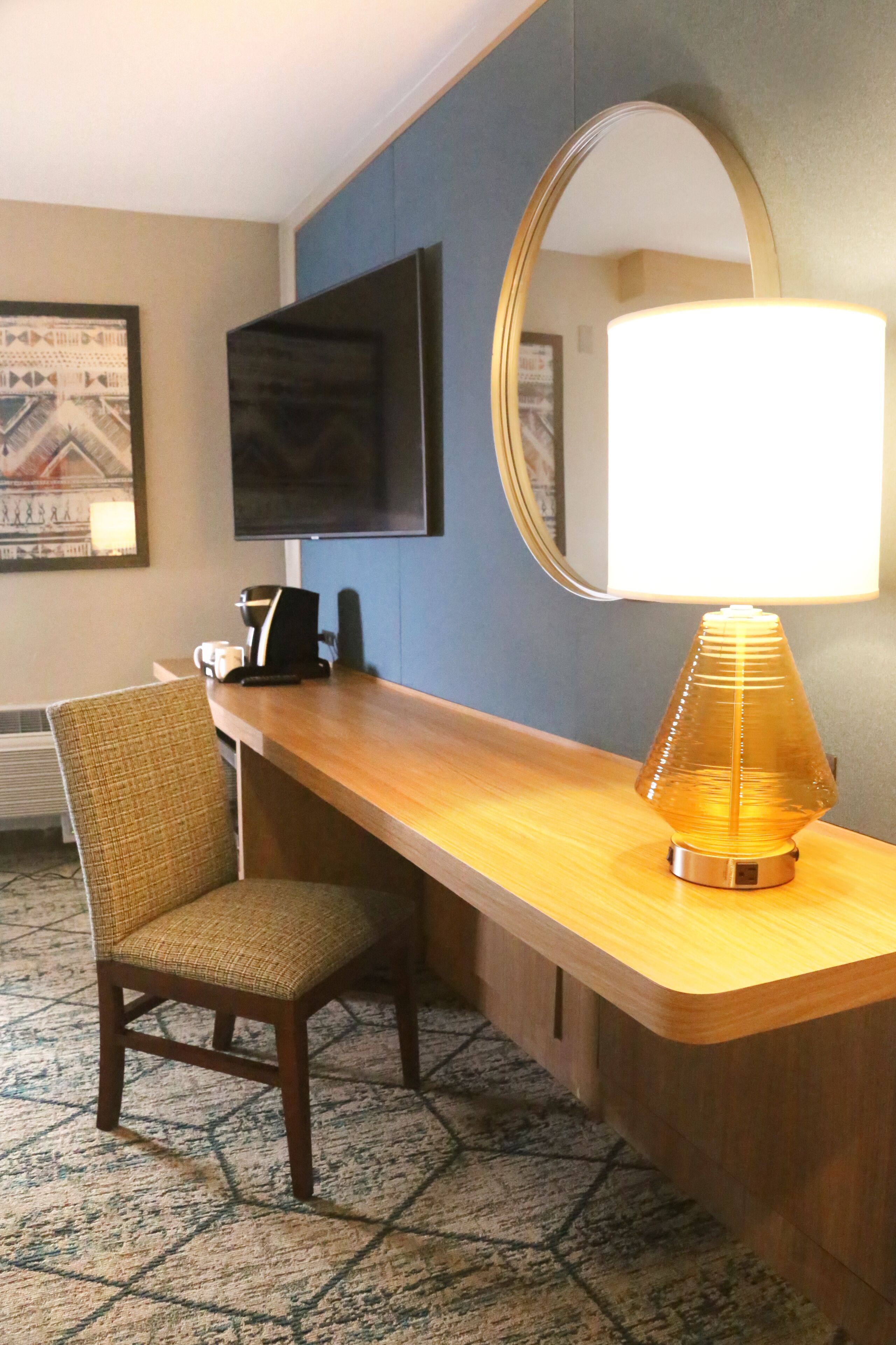 premium bedding, down duvets, in-room safe, blackout curtains