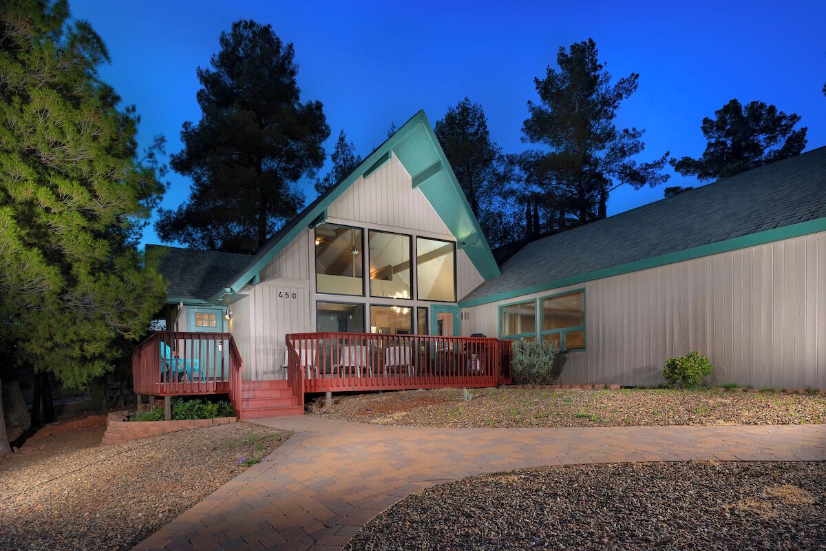 family chalet, kitchen, mountain view | terrace/patio