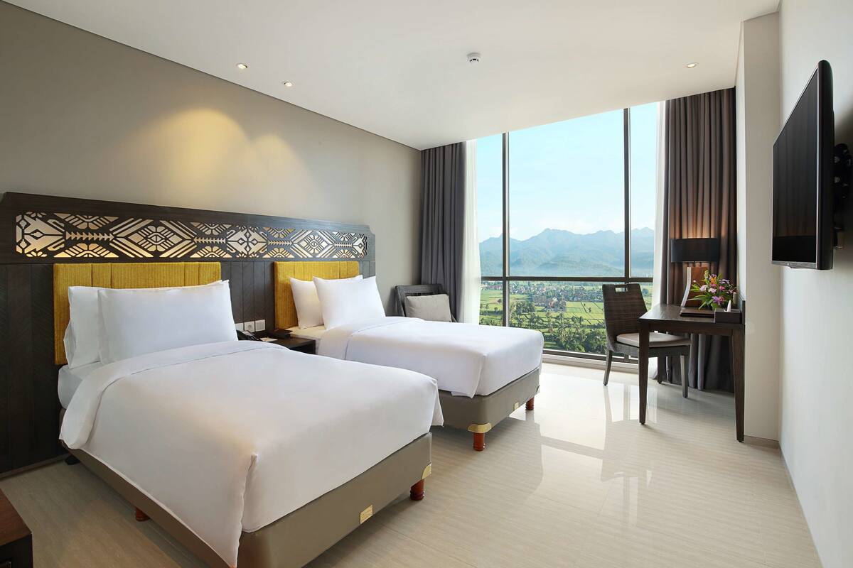 deluxe room, 2 single beds (2 single bed) | view from room