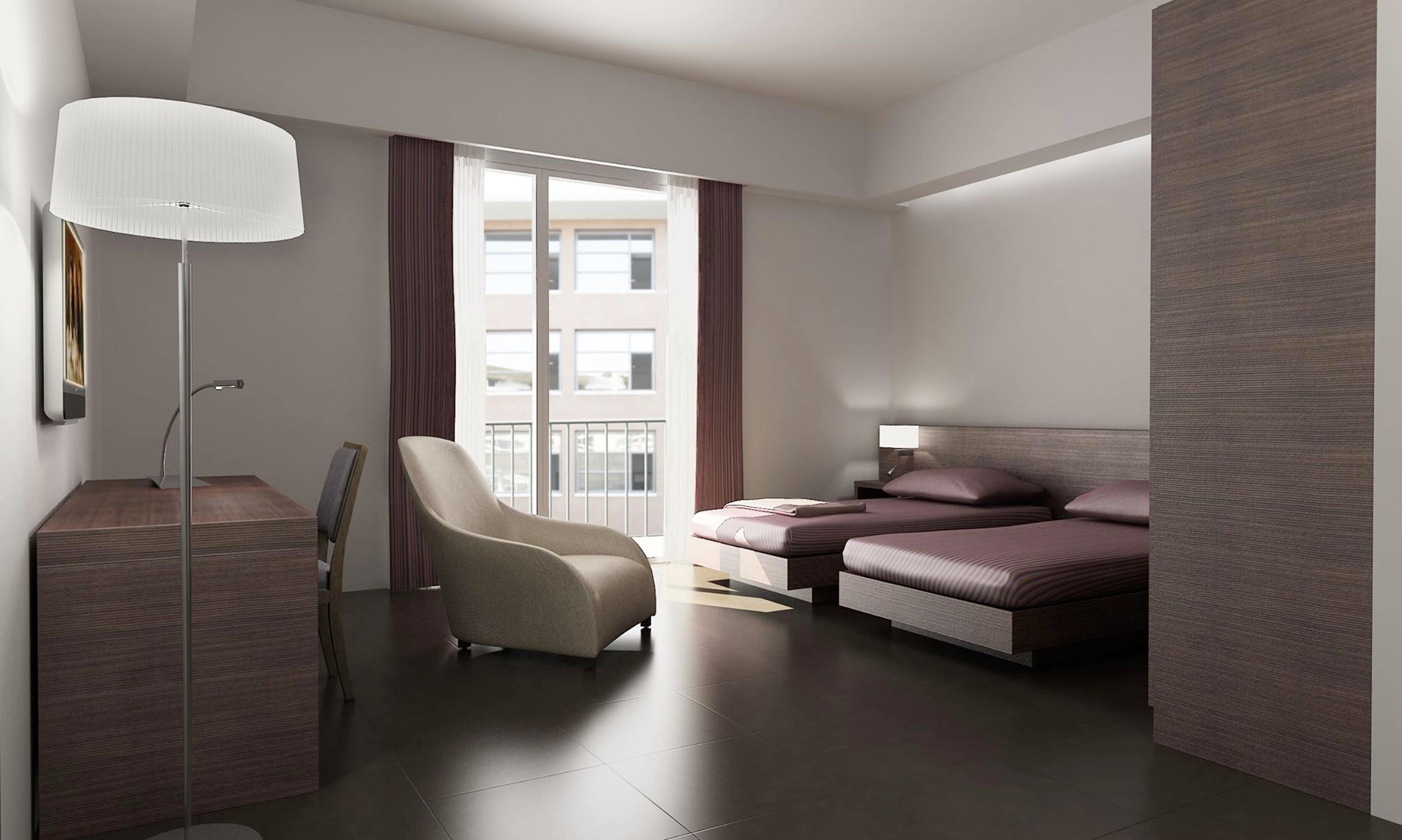 premium bedding, in-room safe, desk, soundproofing