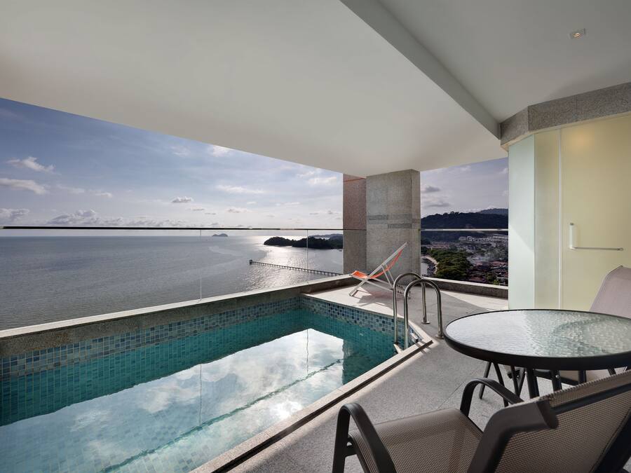 Premium-Suite (Pool) | Balkon