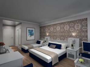 Minibarvarer (inkludert), skrivebord og barnesenger (inkludert)