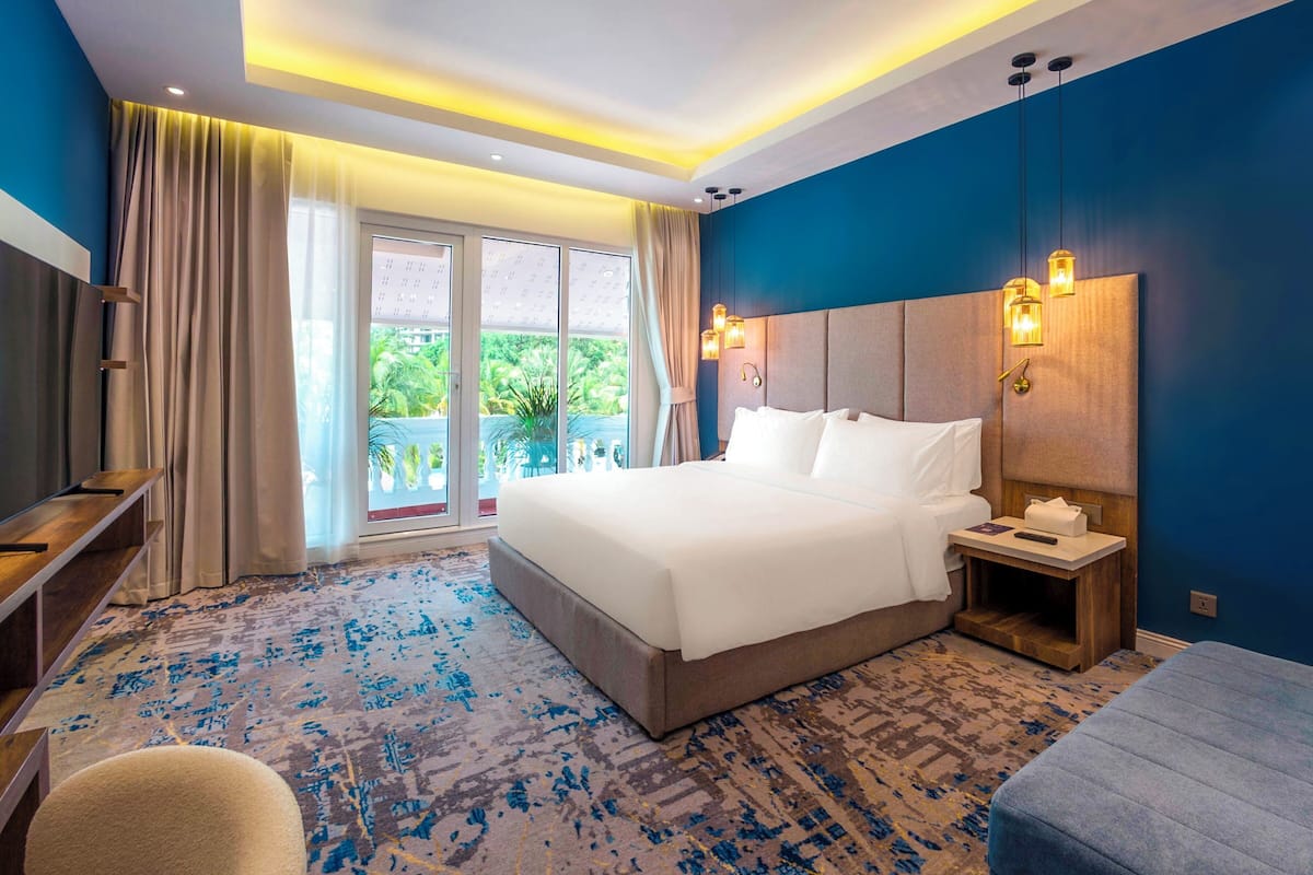 Premium Double Room, Beachfront | 1 bedroom, pillowtop beds, minibar, in-room safe