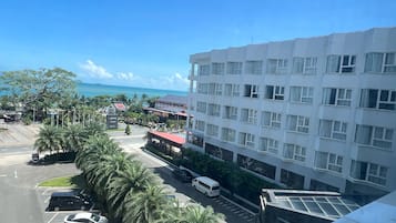 Vista a la playa o el mar