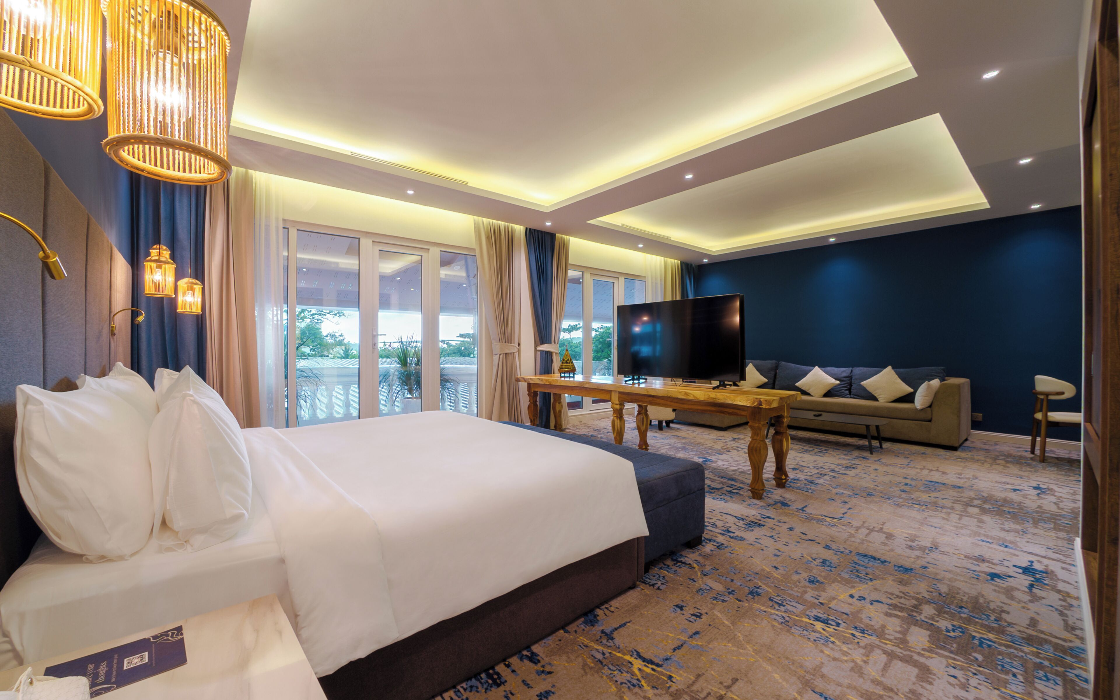 Luxury-Doppelzimmer, 1 Schlafzimmer, Stadtblick