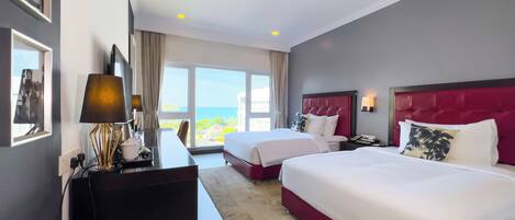 Premium-værelse med 2 enkeltsenge | 1 soveværelse, senge med topmadrasser, minibar, pengeskab på værelset