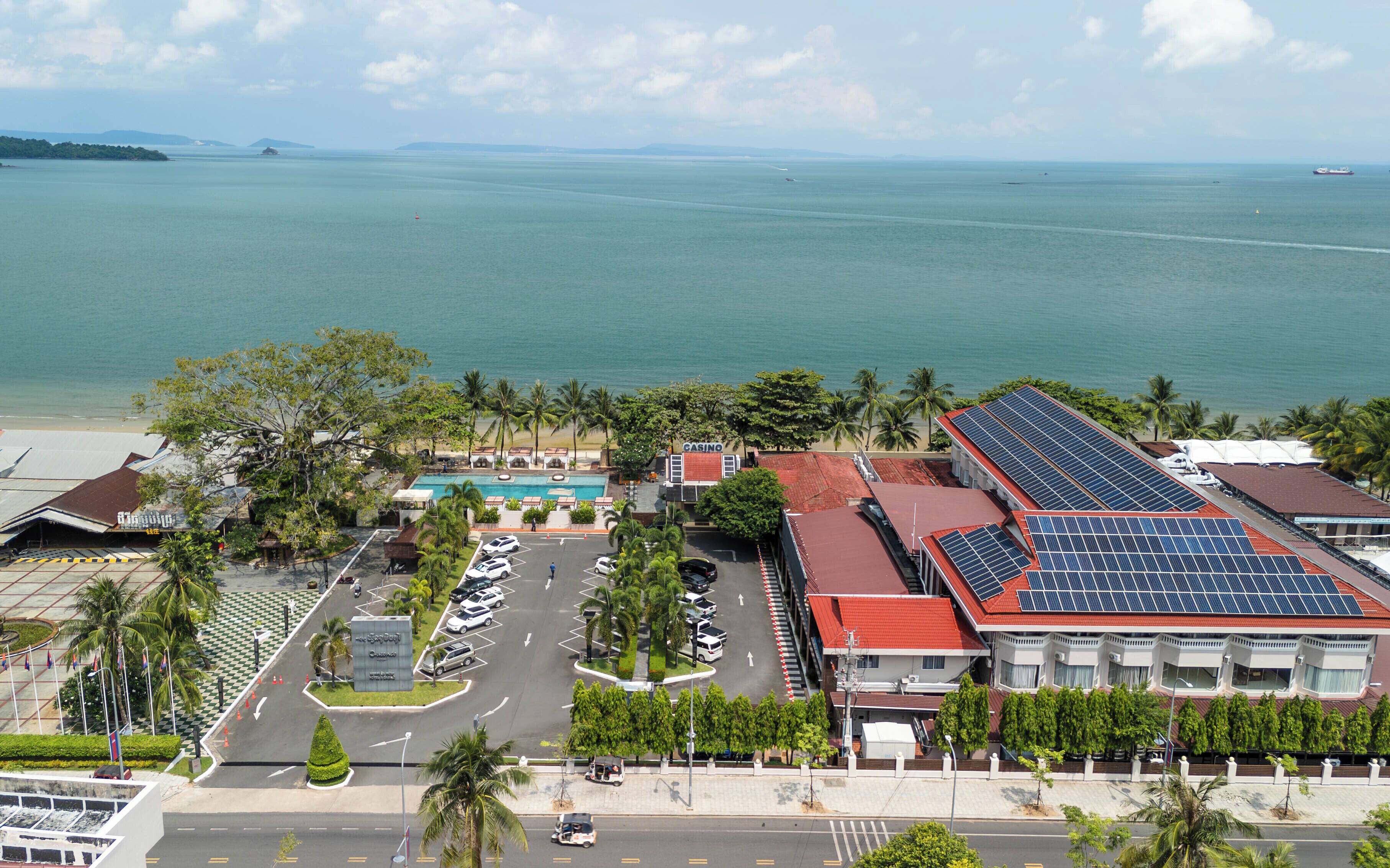 Entrada al alojamiento