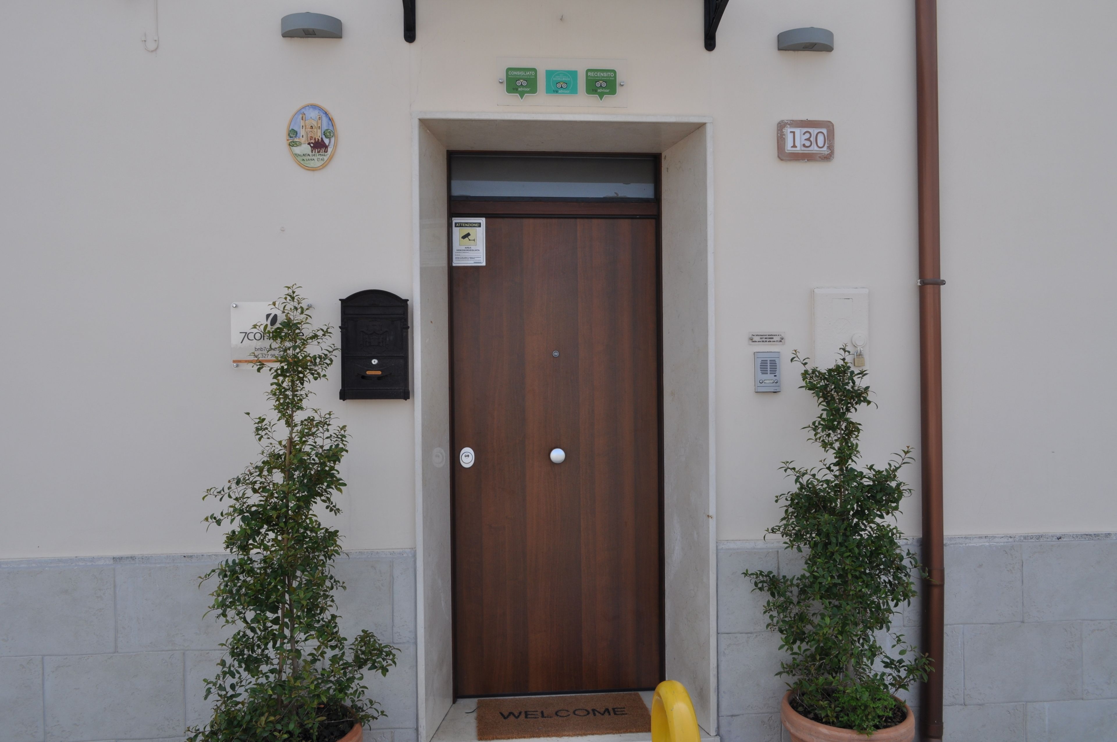 Entrée de l’hébergement