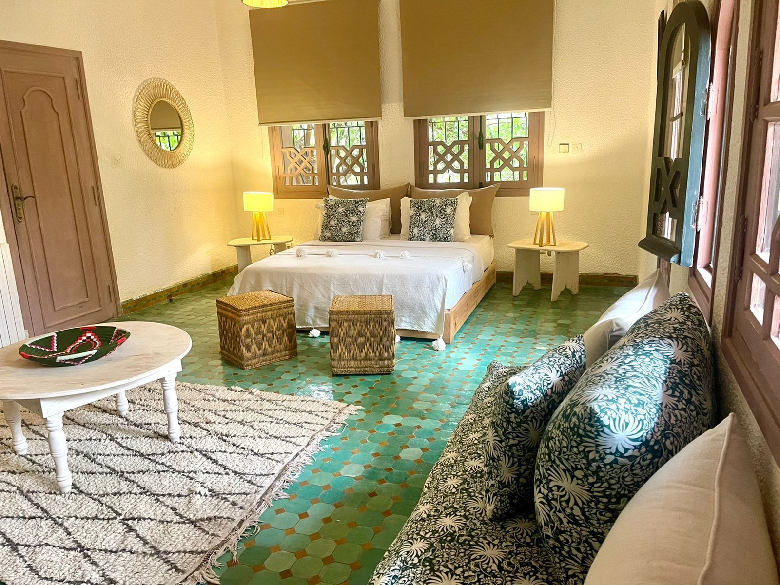 Familien-Suite, eigenes Bad, Gartenblick | Hochwertige Bettwaren, Verdunkelungsvorhänge, kostenloses WLAN