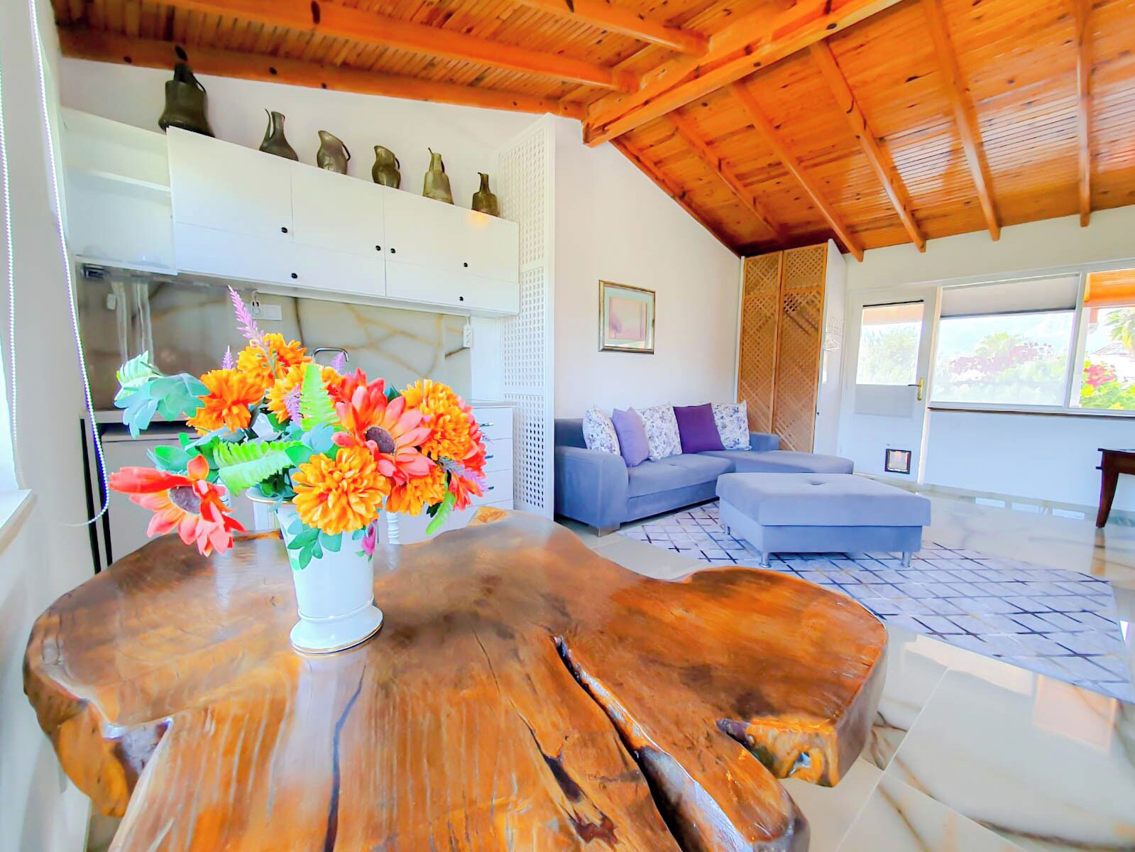 舒适公寓, 无烟房, 花园景观 | 起居区