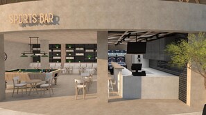 2 bar/ruang istirahat, bar tepi kolam 