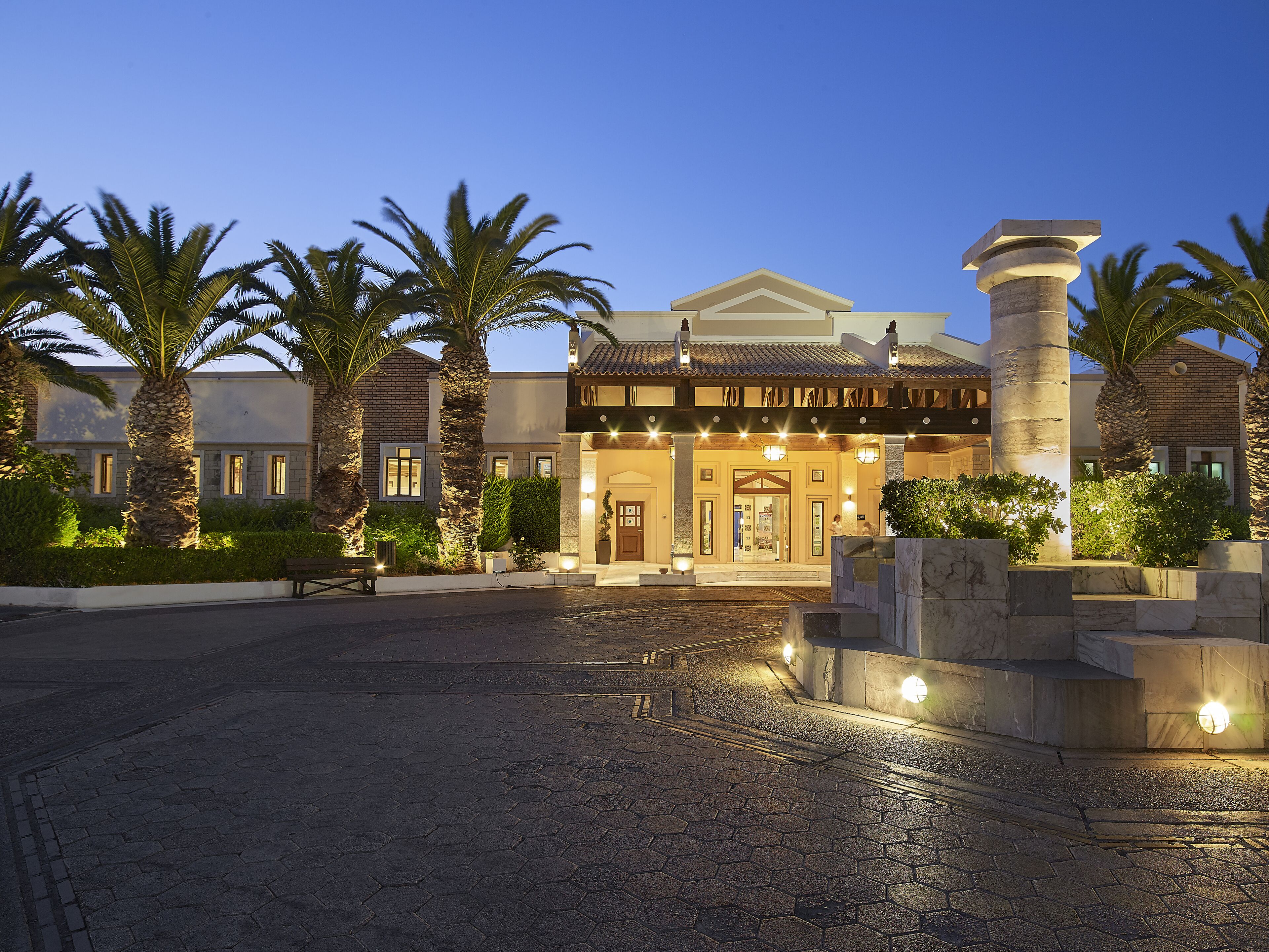 front of property – evening/night