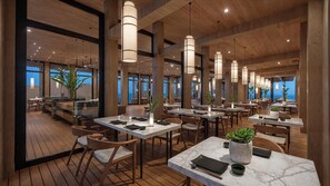 5 restoran; sarapan dan makan malam dihidangkan