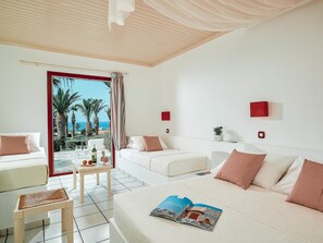 Family Room, Sea View | In-room safe, free WiFi, bed sheets - Canvas by Mitsis Cretan Village (Hersonissos)