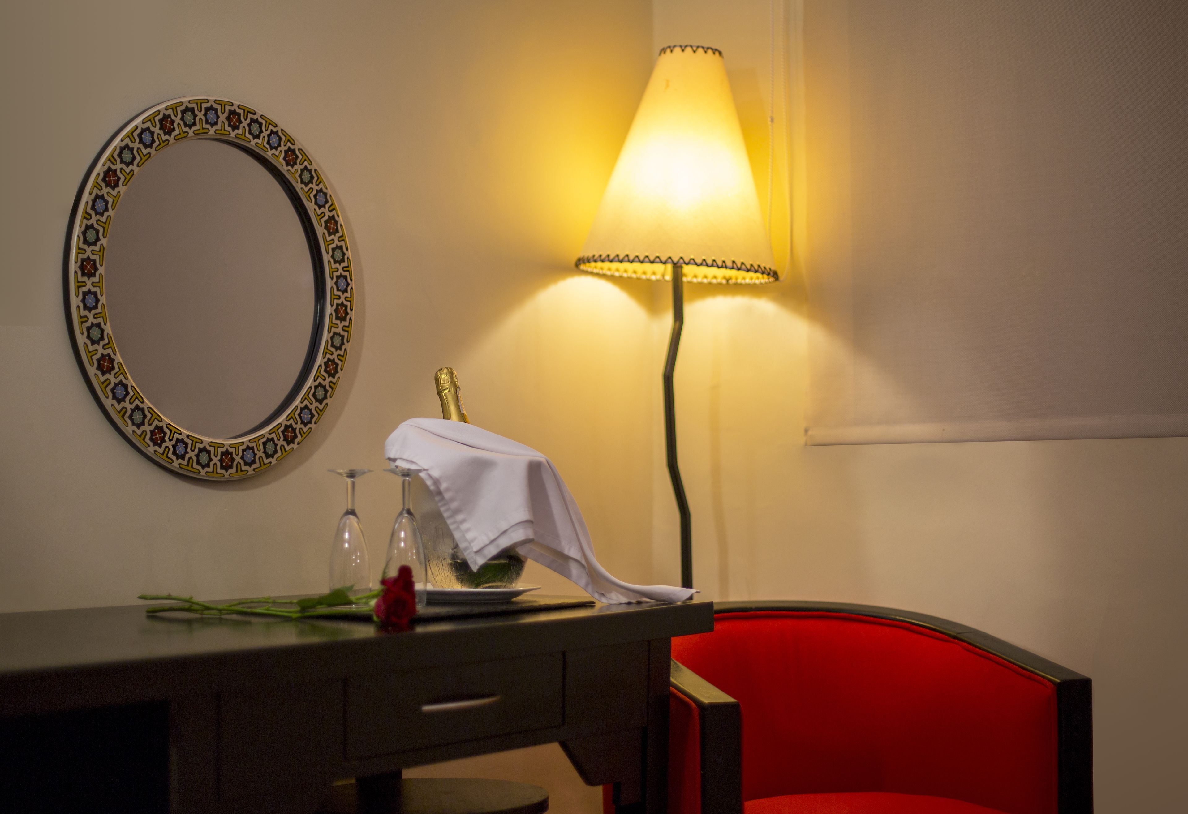 premium bedding, in-room safe, desk, blackout curtains