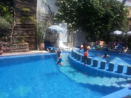 Una piscina al aire libre (de 08:00 a 19:00), sombrillas, tumbonas