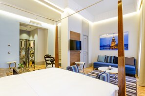 Deluxe Room, City View | Living area | LCD TV - Ravouna 1906 Suites - Special Class, Adults Only (Istanbul)