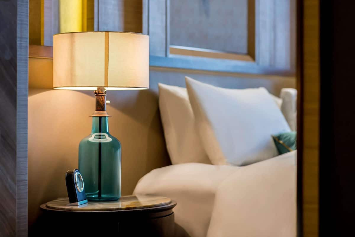 Ropa de cama de alta calidad y minibar