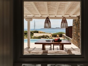 The Coast Beachfront  Pavilion with Pool | Terrace/patio - The Coast Bill&Coo - Adults Only (Mykonos)