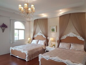 Quadruple Room | Premium bedding, individually decorated, blackout curtains, free WiFi