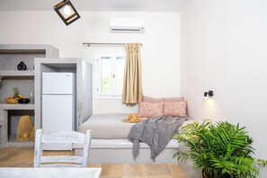 Comfort-talo, useita sänkyjä | Oleskelualue | Televisio