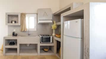 Comfort huis, meerdere bedden | Privékeuken | Een koelkast/vriezer, een kookplaat, een espressoapparaat