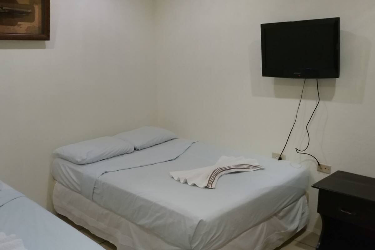 Double Room, 2 Double Beds | Rollaway beds, free WiFi