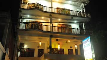 Front of property – evening/night