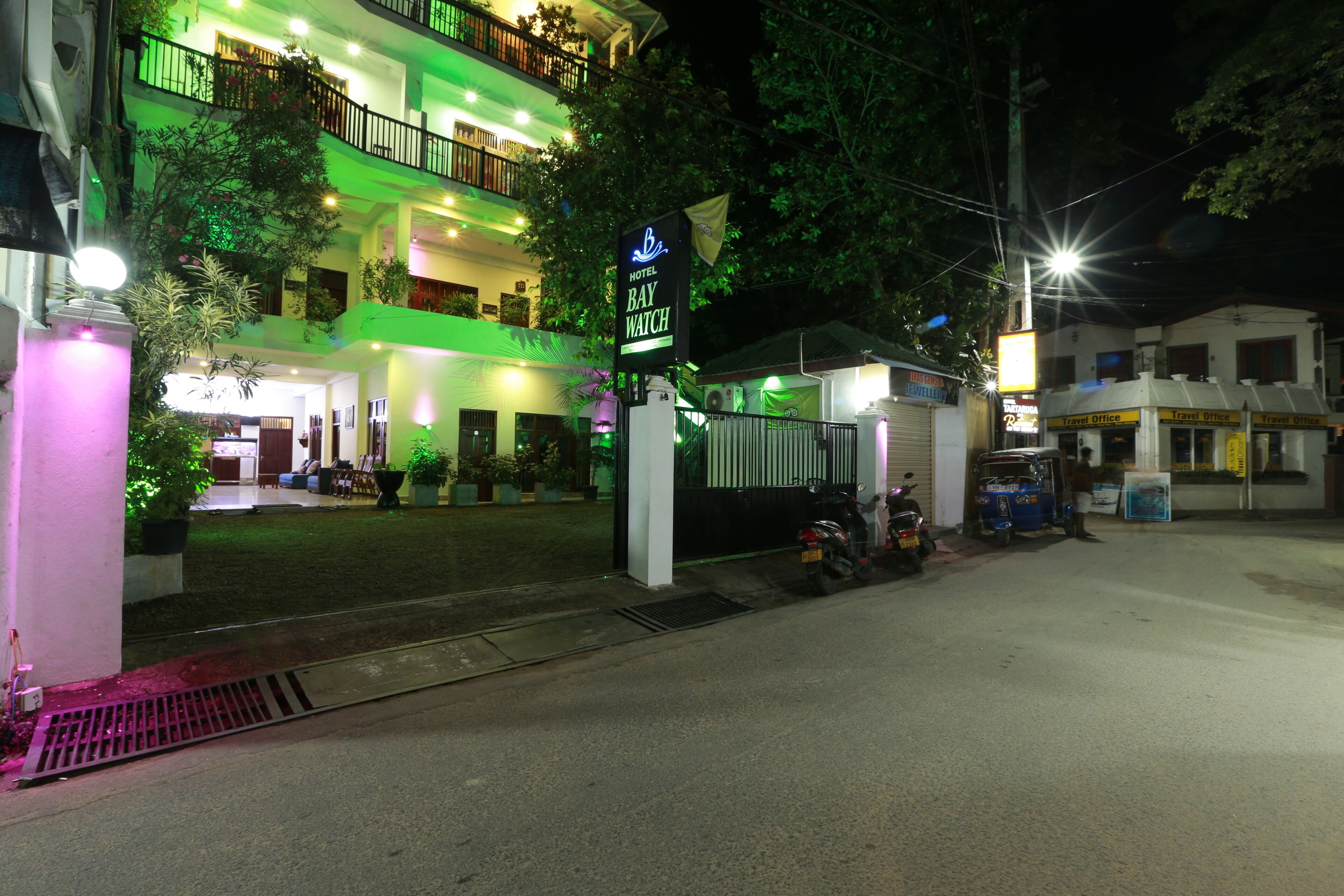 front of property – evening/night