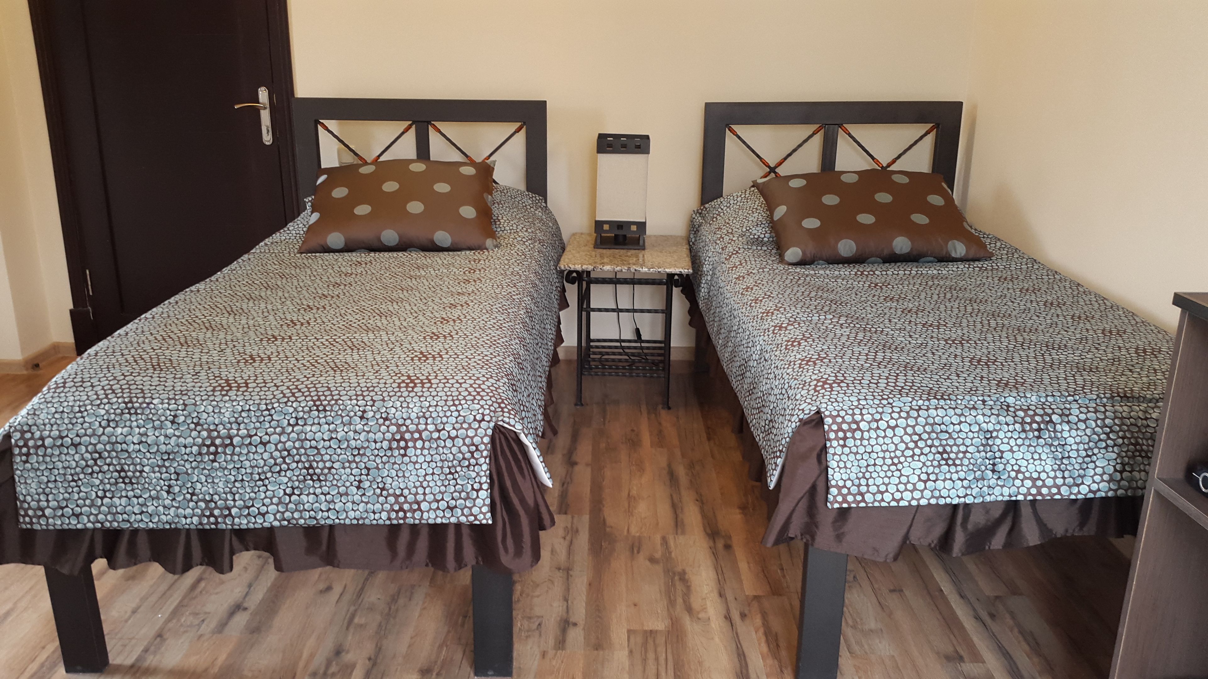 豪華雙床房, 陽台