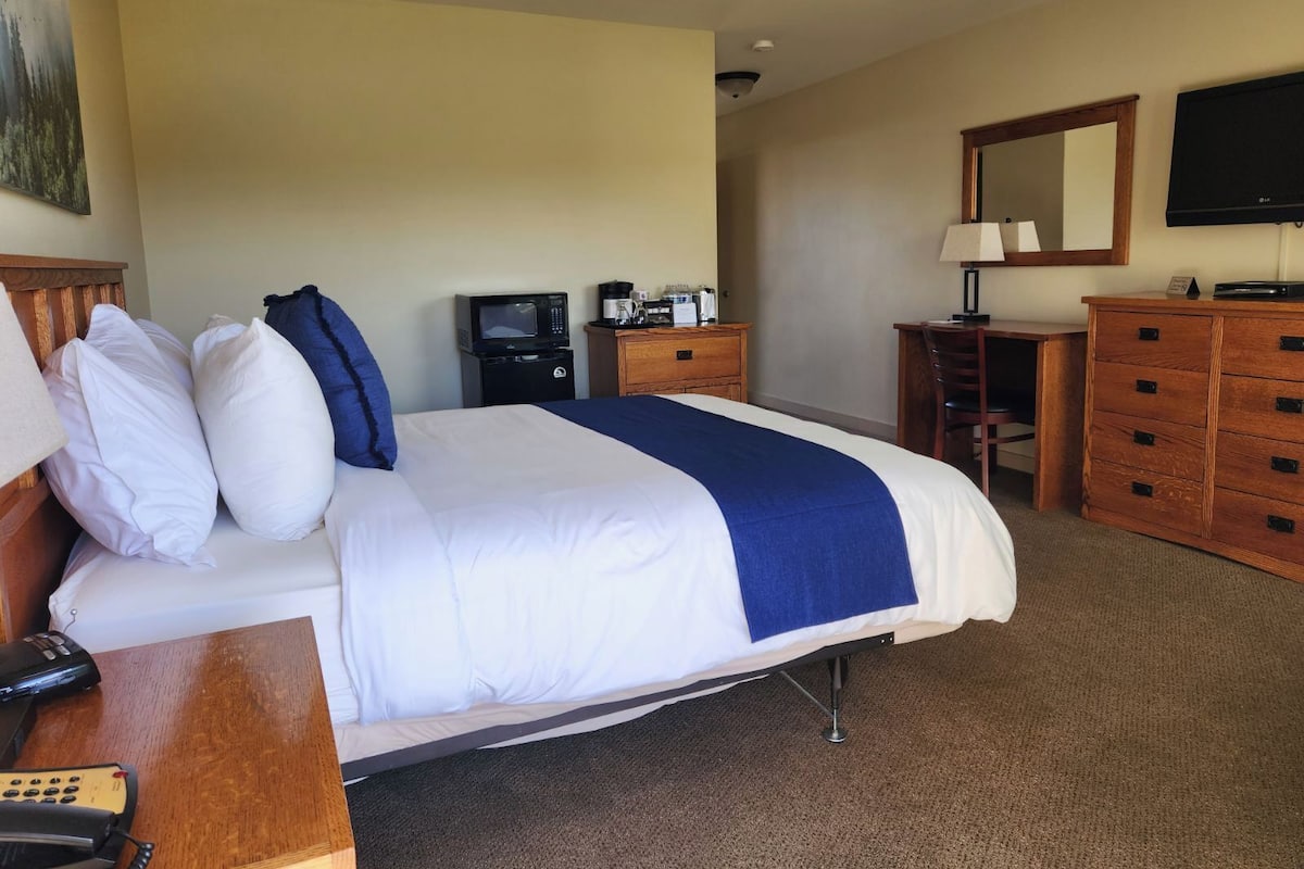 ADA Room , 1 Queen Bed, Non Smoking (Patio) | 1 bedroom, premium bedding, desk, laptop workspace