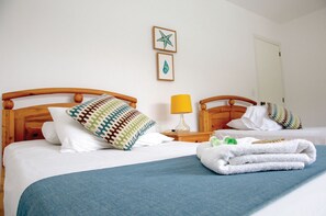 1 多间卧室、埃及棉床单、高档床上用品、客房内保险箱