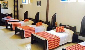 Premium bedding, laptop workspace, free WiFi