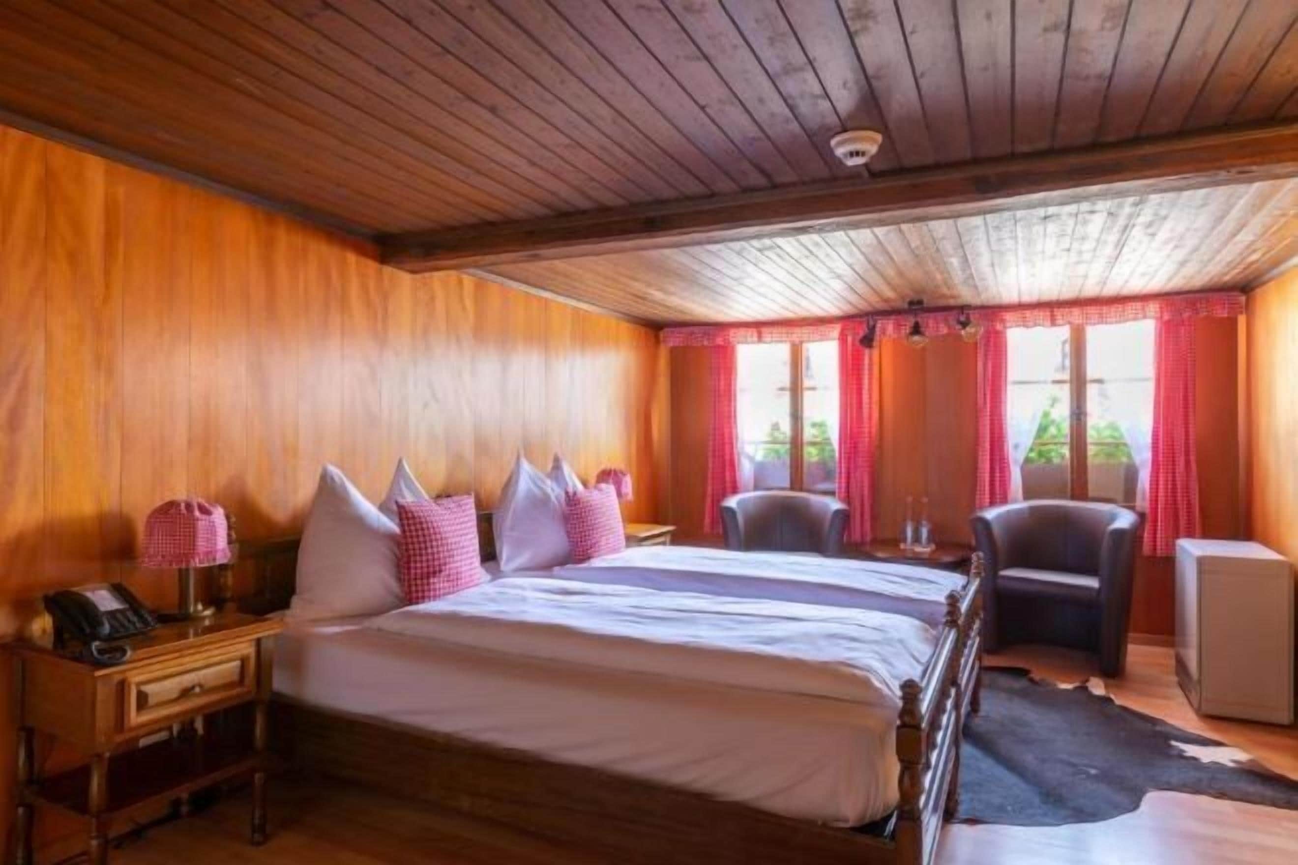 Hypo-allergenic bedding, down comforters, desk, iron/ironing board