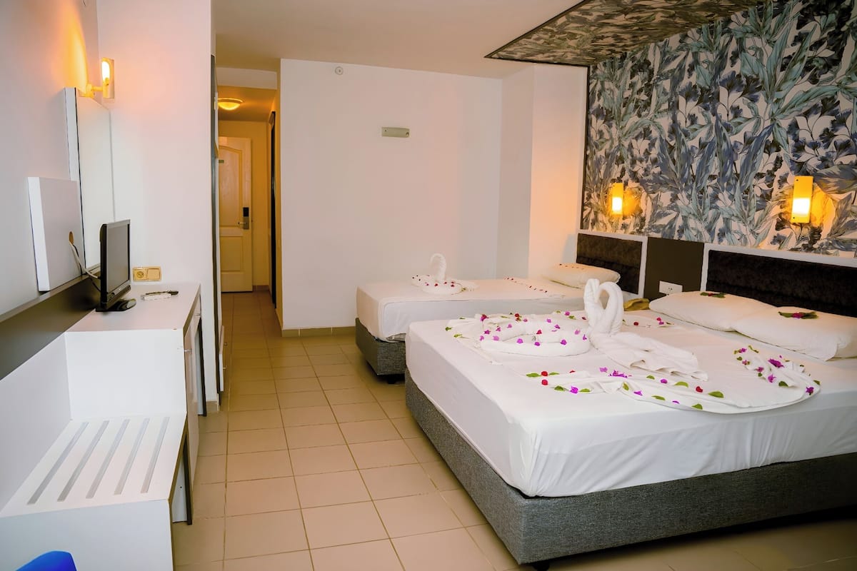 Standard Double or Twin Room, Pool View | Minibar, in-room safe, desk, WiFi (surcharge)