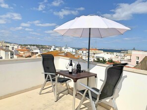 Superior Double Room, Balcony, Sea View | Terrace/patio
