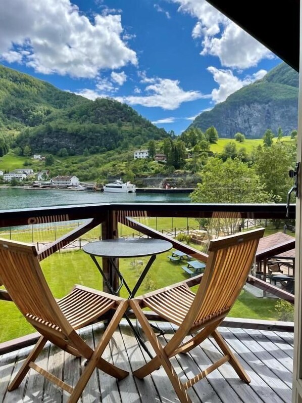 Uitzicht vanuit de kamer