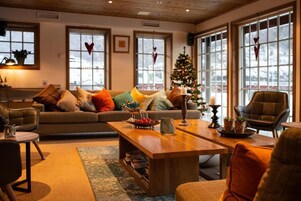 Sala de estar en el lobby
