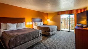 Standard Room, 2 Queen Beds, Refrigerator & Microwave, Pool View | View from room