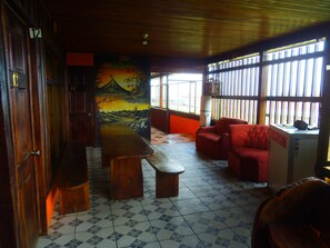 Sala de estar en el lobby