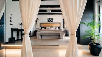 Kamar Double Superior | Seprai katun Mesir, seprai premium, selimut bulu angsa, dan busa memori