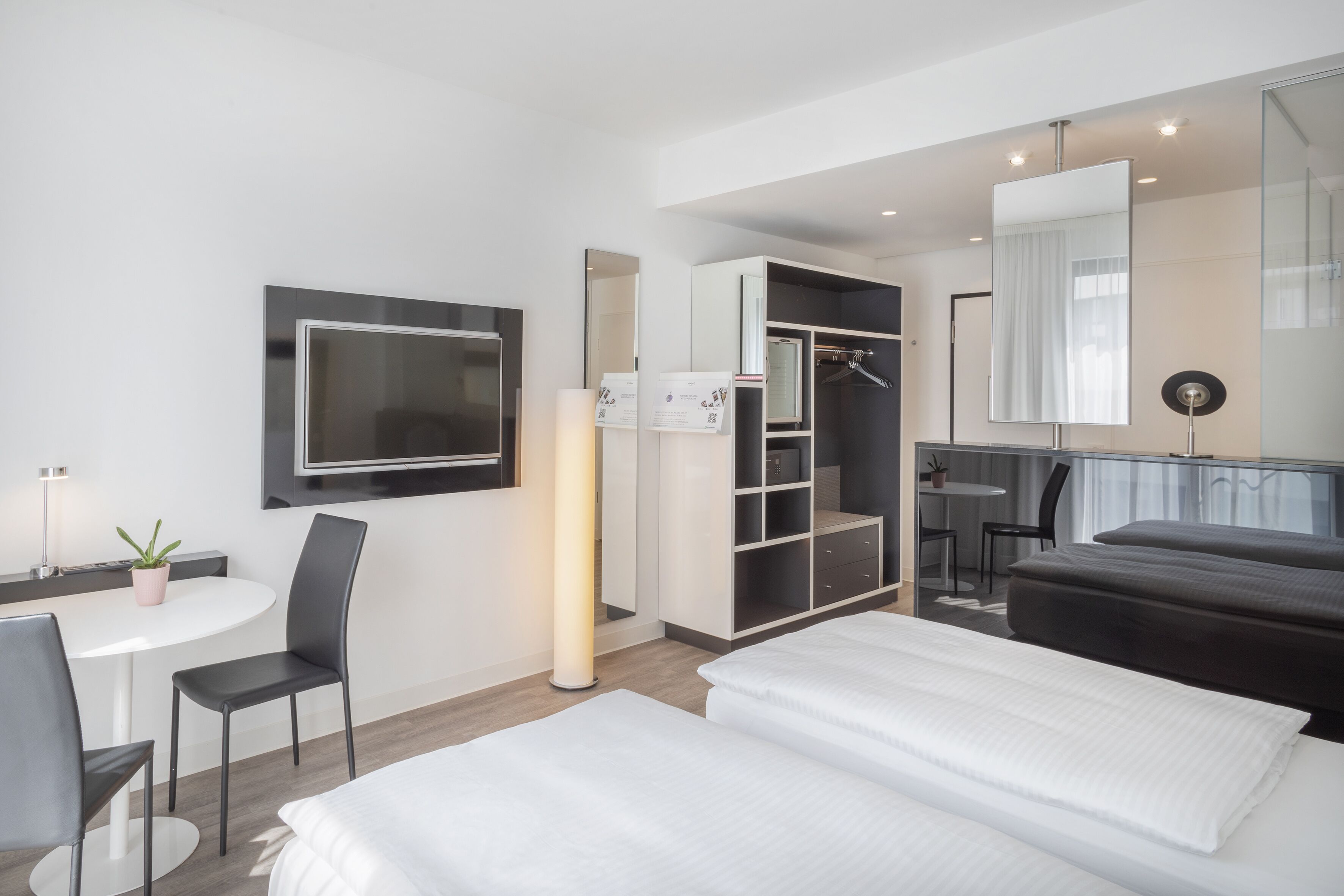 the innside room | free minibar, in-room safe, desk, laptop workspace